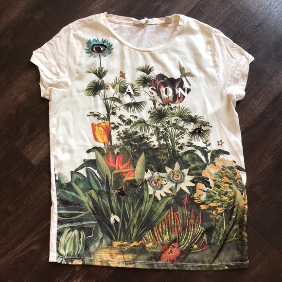 botanical print shirt